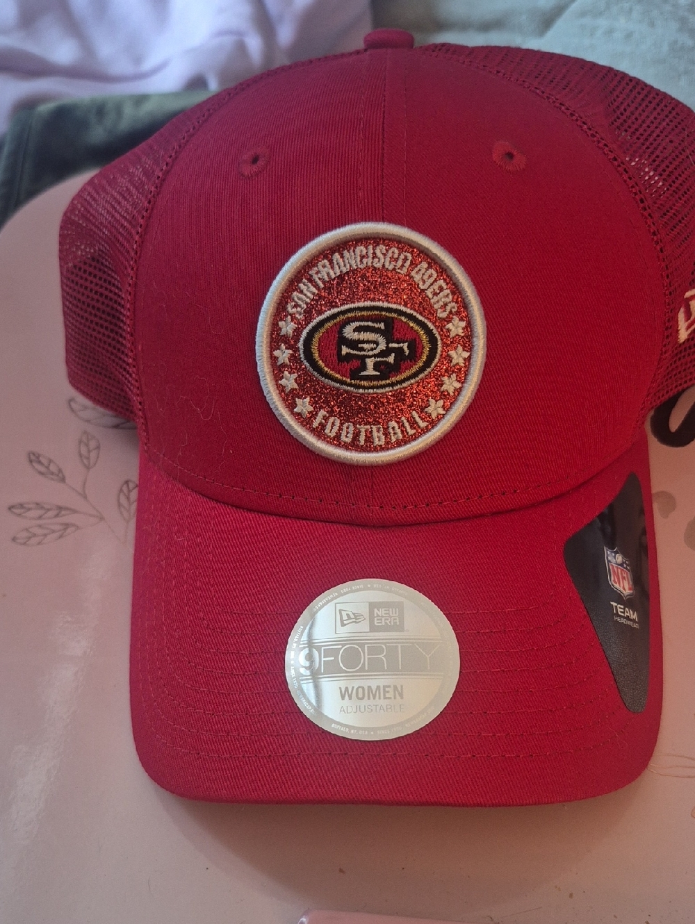 New Era Red San Francisco 49ers Trucker Cap